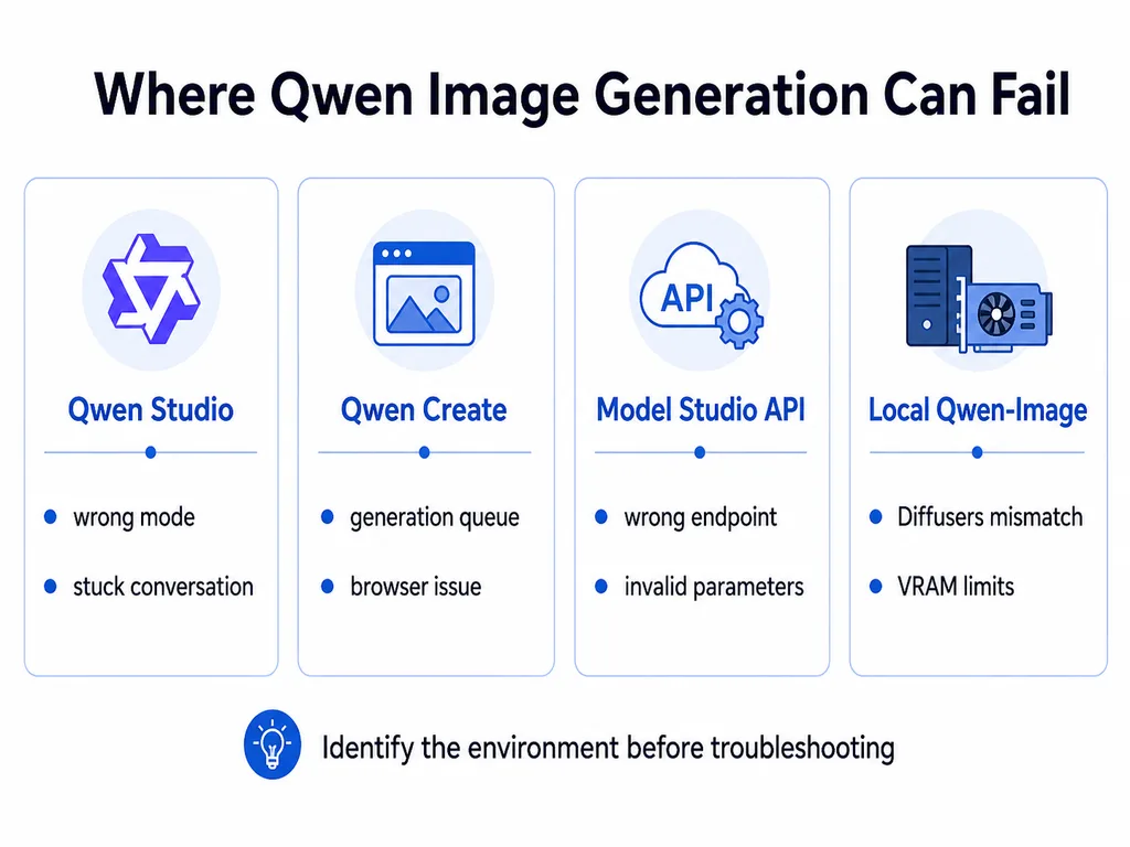 Qwen Image Generation Fail